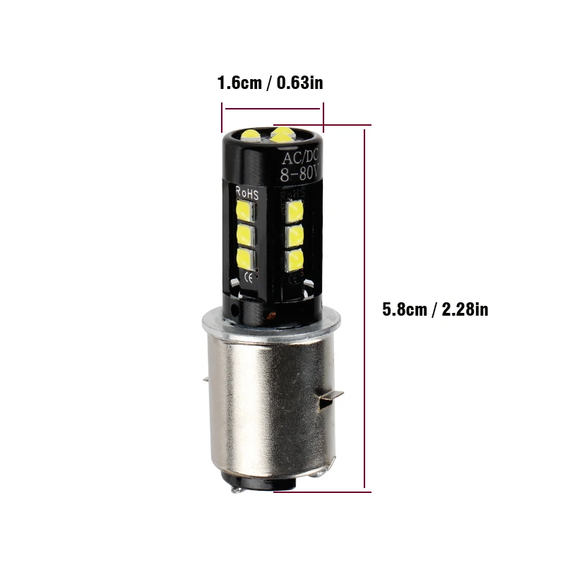 BA20D OKEEN 1 шт. H4 H7 светодиодный лампы для передних фар 15SMD 3030 Противотуманные фары Дневные Фары свет супер яркий светодиодный авто лампы H11 9005 9006 H8 H9 12В противотуманная фара - Цвет: BA20D
