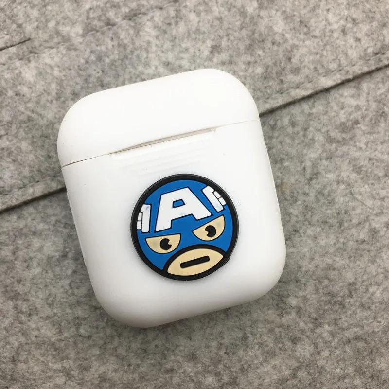 Мультяшный Мягкий силиконовый чехол для наушников для Apple Airpods, противоударный чехол для Apple AirPods, ультратонкий защитный чехол для Air Pods - Цвет: 23