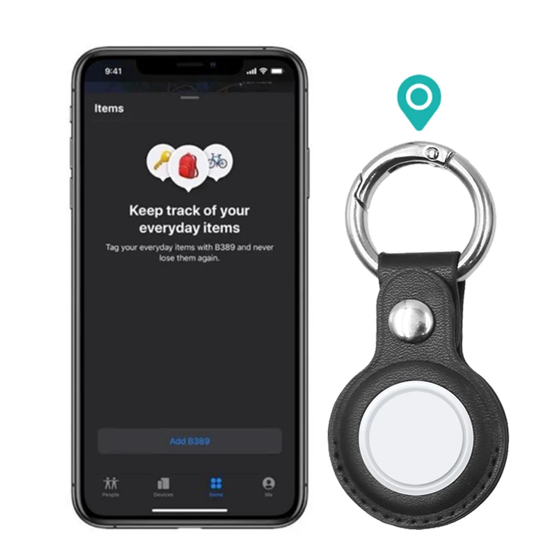 

Защитный чехол для aircover AirTag, Кожаные чехлы, защитный чехол для Брелока Для Apple Air Tag Tracker Buckler, разноцветный