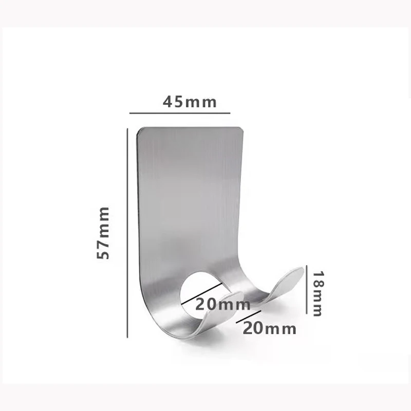 

1PC Stainless Steel Razor Holder Men Shaving Razor Straight Stand Shelf Shaving Razor Storage Rack Bathroom Hook Organizer