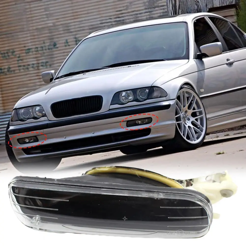 

Fog Light Housing Convenient Durable Left Right Side Vehicle Outer Fog Lamp Housing 63178361951 63178361952 for BMW E46 1998-200