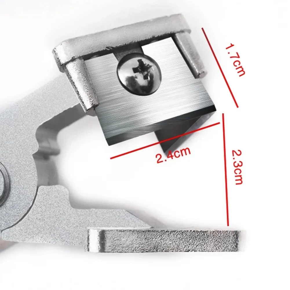 

10PCS Right Angle Rubber Strip Scissor Blade For Doors Win-Dows Plastic 90 Degree Scissors V-shape Four Blades High-carbon Steel