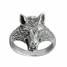 Новый тренд волк кольца модные горлышко дизайн ювелирные изделия в стиле готик-панк для Viking для мужчин Свадебная вечеринка кольцо Размеры 8-13 лет подарок на день рождения