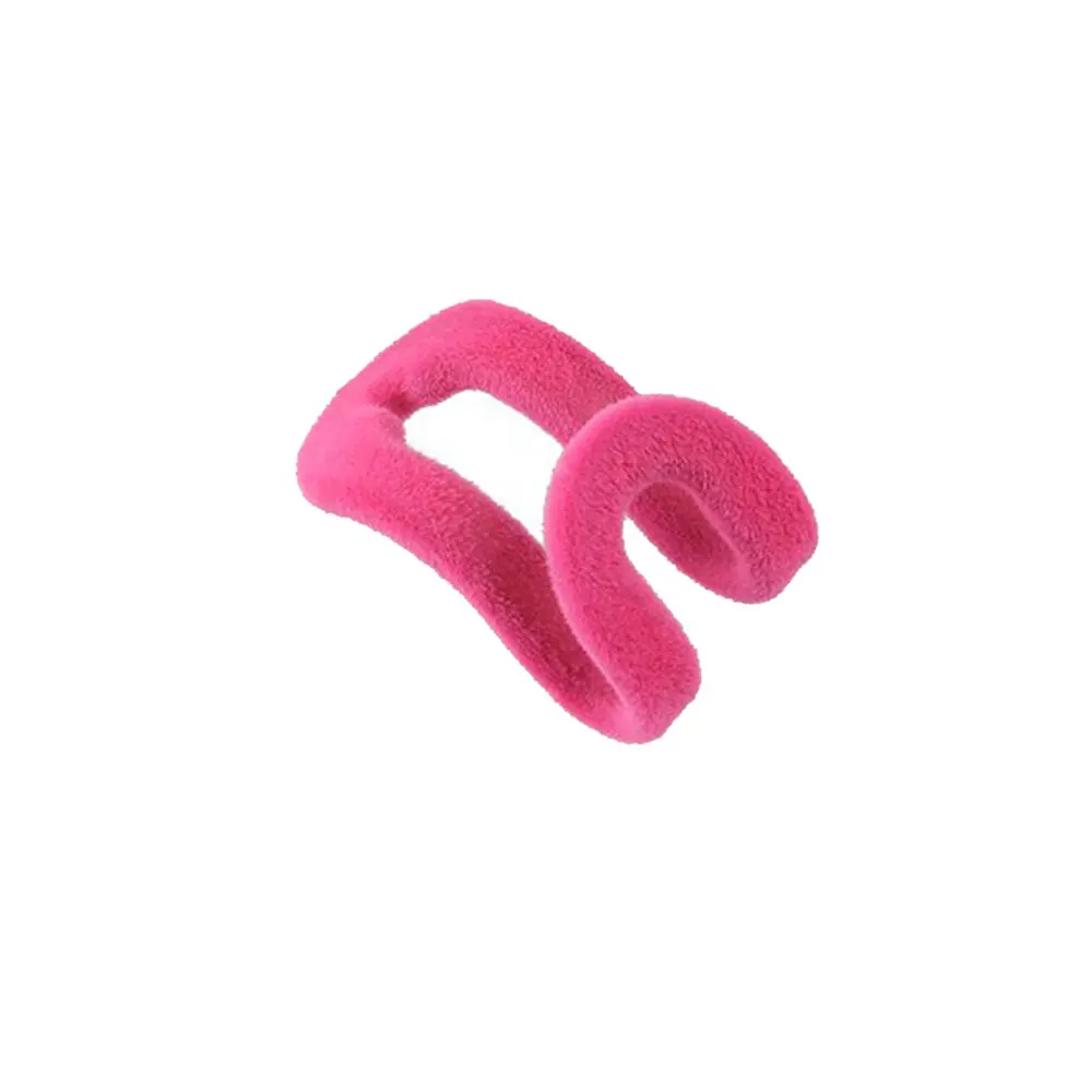 5/10PCS clothes hanger hook mini flocking clothespin simple wardrobe storage artifact multi-color random | Дом и сад