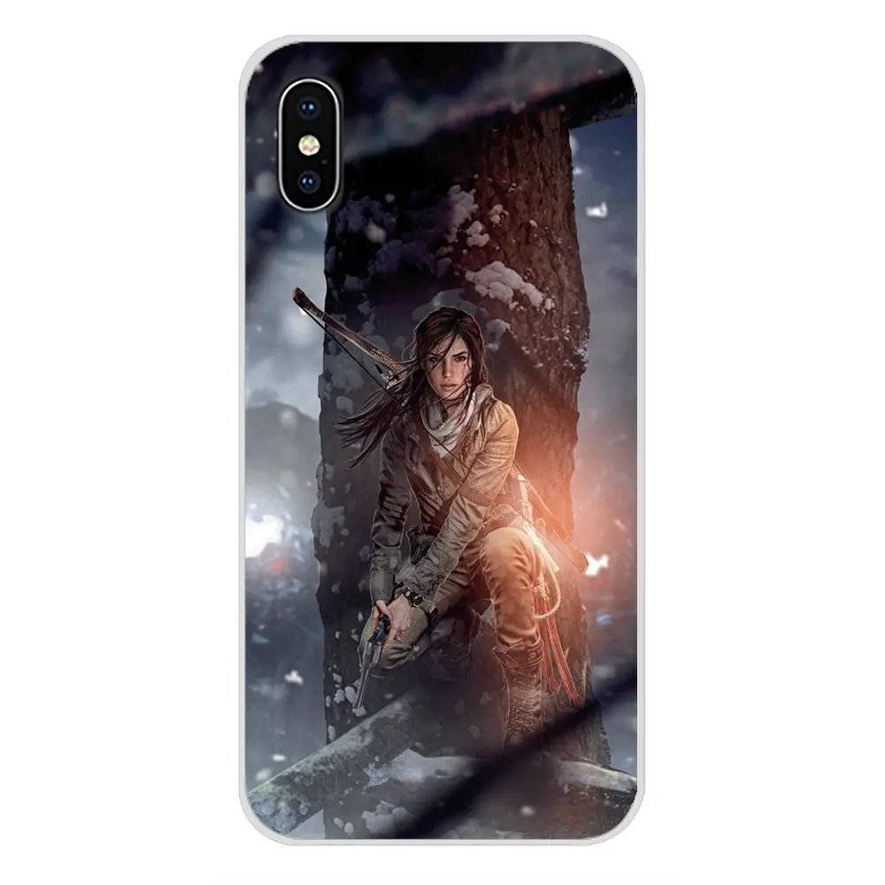 For Huawei G7 G8 P7 P8 P9 P10 P20 P30 Lite Mini Pro P Smart Plus 2017 2018 2019 TPU Transparent Bag Case Rise Of The Tomb Raider | Мобильные