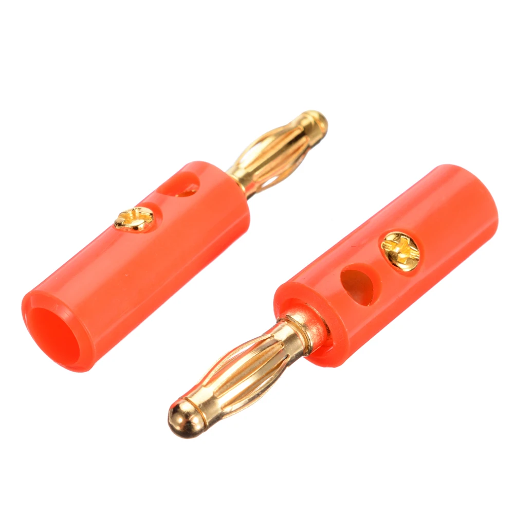 8 шт. позолоченный провод для динамика|Компьютерные кабели и разъемы| |