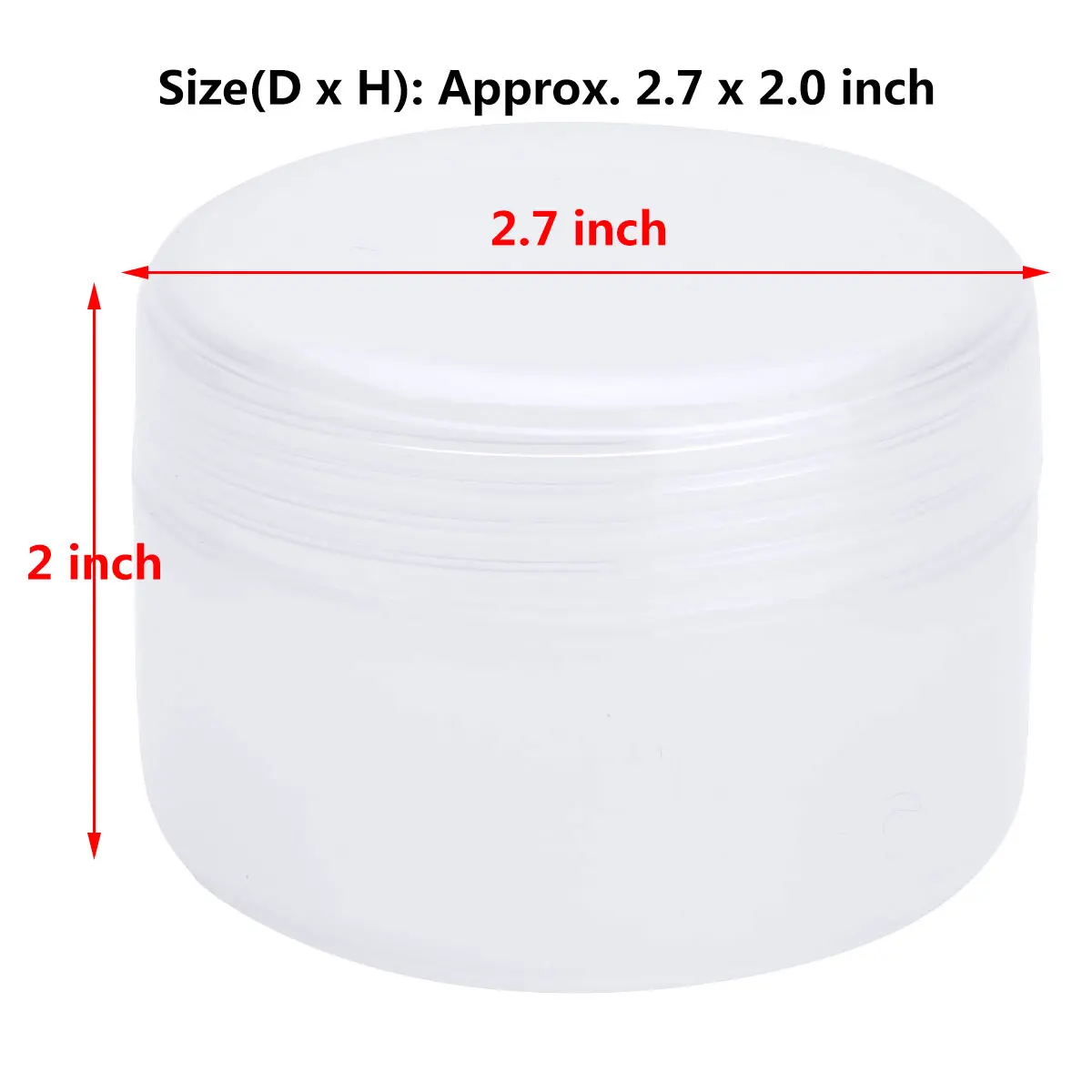 10 шт. мини пластиковые пустые баночки анти утечка Косметические Баночки