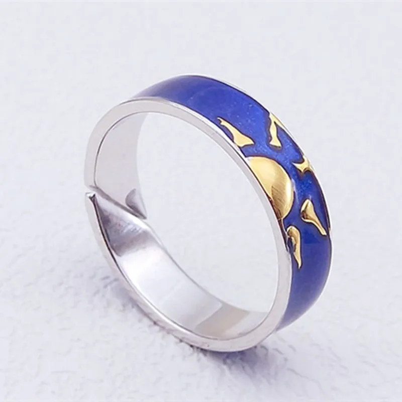 YIZIZAI серебряное покрытие Ван Гог звездное небесно голубое эпоксидное солнце и