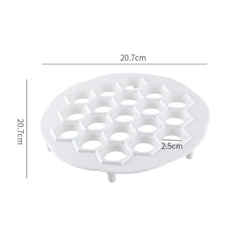 

New Creative Kitchen Pastry Tools 19 Holes Dumpling Mold DIY Ravioli Dumpling Maker Kitchen Dough Press Machine