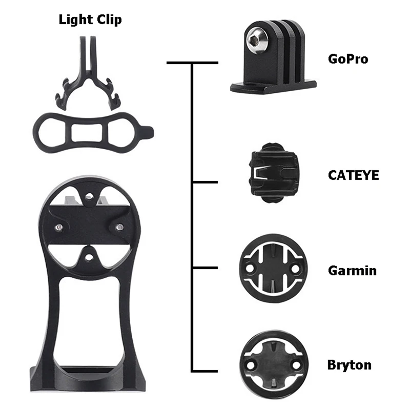 Велосипедный компьютер секундомер крепление для Garmin Bryton Cateye W/Light Cilp адаптер