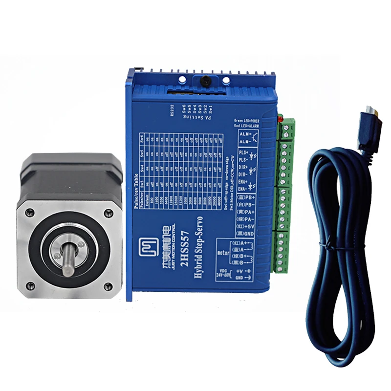 Драйвер шагового двигателя JMC Nema17 с замкнутым контуром Гибридный 42 мм 1000 нм/нм 24-60