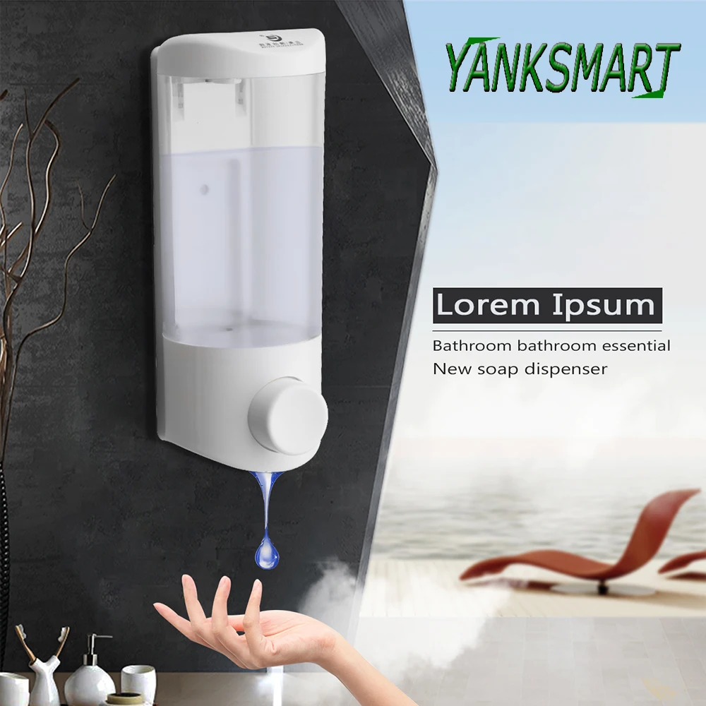 Антисептик для рук YANKSMART из АБС-пластика диспенсер жидкого мыла и лосьона