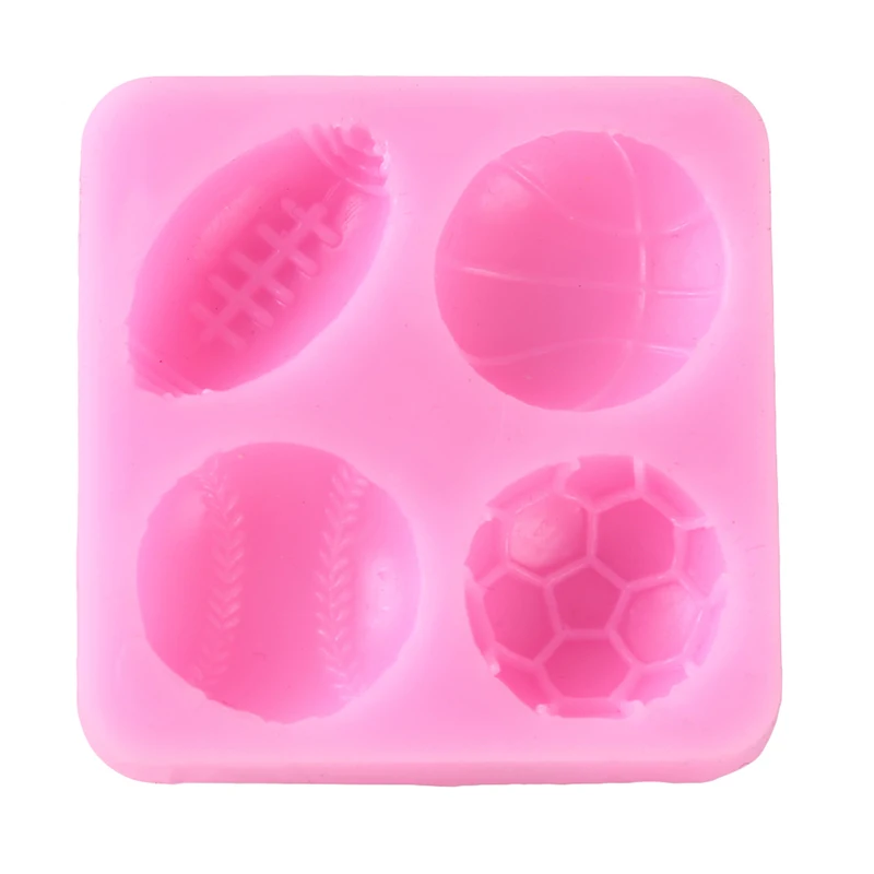 DIY силиконовая пресс форма для украшения тортов мастикой мяч Спорт серии мини