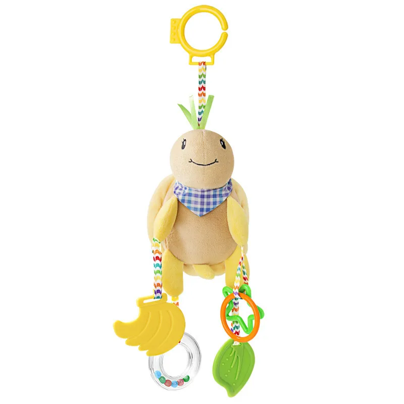 tortoise Новая детская коляска, подвесная игрушка, милые животные, плюшевая кукла, кроватка, кровать, подвесные погремушки для новорожденного ребенка, прорезыватель, мягкие игрушки, инструмент для сна - Цвет: tortoise