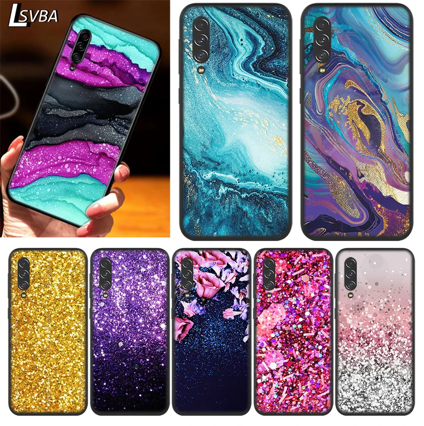 

Aqua Blue Gold Effect for Samsung Galaxy A90 5G A80 A70S A70 A60 A50 A50S A40 A30S A20S A20E A20 A2 Core A10 Phone Case