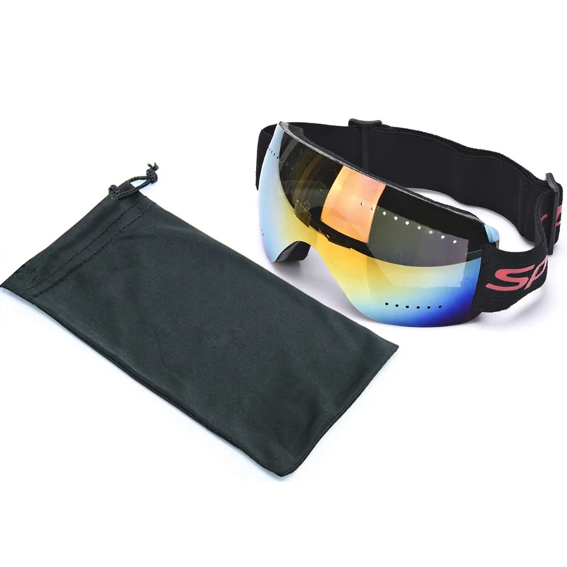

Frameless Skiing Snowboard Goggles Anti Fog UV Protection Adjustable Elastic Head Band Motorcycle Glasses Road Racing Eyewear