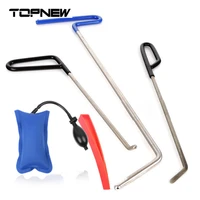 paintless dent removal tool rods kits with red wedge for car hail damage dings repair professional tools blue pump wedge