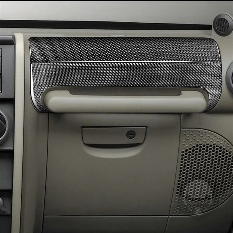 

Carbon Fiber Car Accessories Interior Armrest Protective Modification Decoration Cover Trim Stickers For Jeep Wrangler 2007-2010