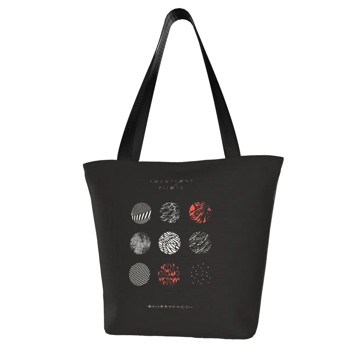 

Twenty One Pilots Polyester outdoor girl handbag, woman shopping bag, shoulder bag, canvas bag, gift bag