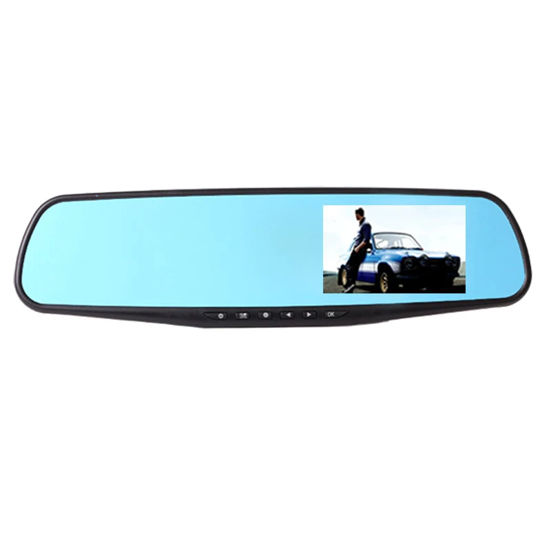 

HD 1080P 2.8" LCD Display Screen Rear View Mirror Dash Cam Camera Video Recorder Night Vision DVR