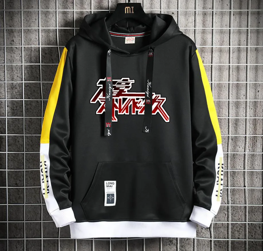 

Anime Bungo Stray Dogs Hoodie Men/Women Popular Harajuku Hoodeds Pullover Streetwear Casual Fake Two-Piece jacket coat