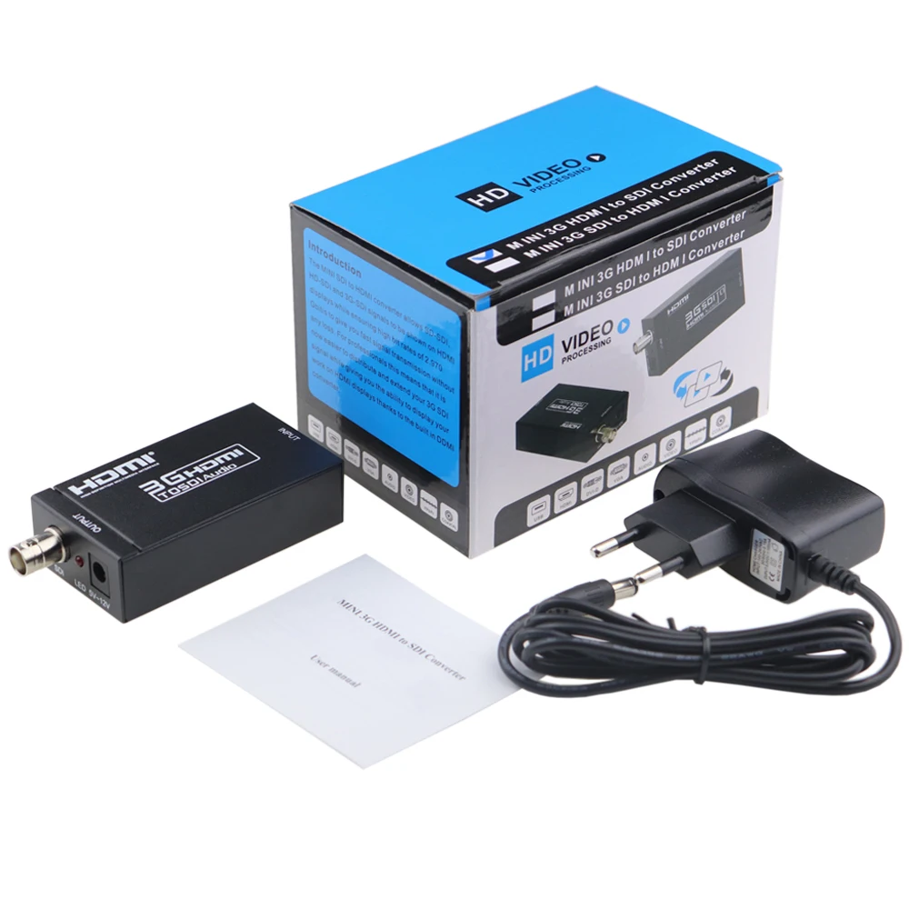1080P HDMI в SDI конвертер мини 3G SD-SDI HD-SDI 3G-SDI адаптер сигнала с аудио видео выходом для