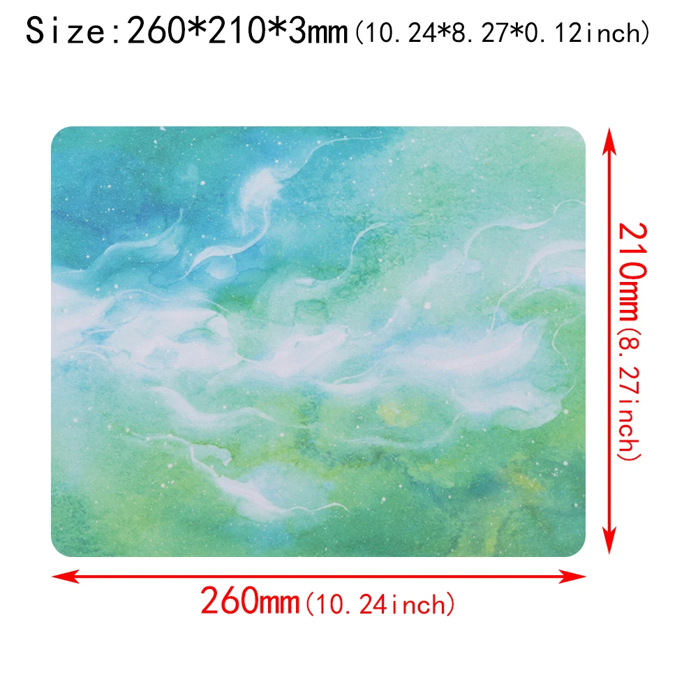 

1Pc Marble Grain Series Mouse Pad comfortable Rubber Laptop Computer Gaming Mice Mat Anti-slip For Home Office Computer