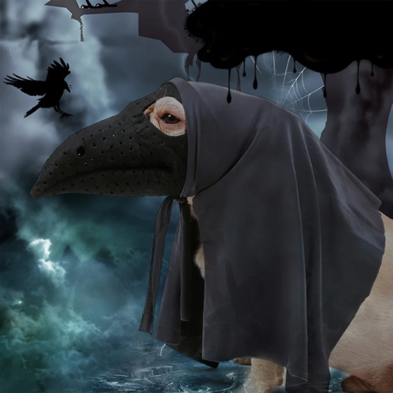 

Funny Cute Halloween Pet Dog Costumes Cat Doctor Schnabel Costumes Festival Party Cosplay Clothing Pet Products