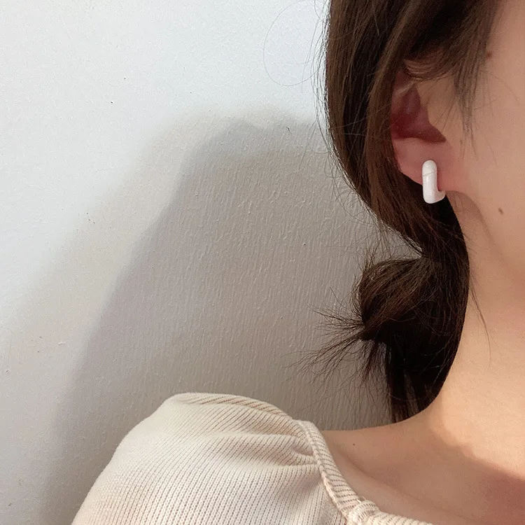 2020 Модные Акриловые серьги-гвоздики в виде геометрических элементов для женщин