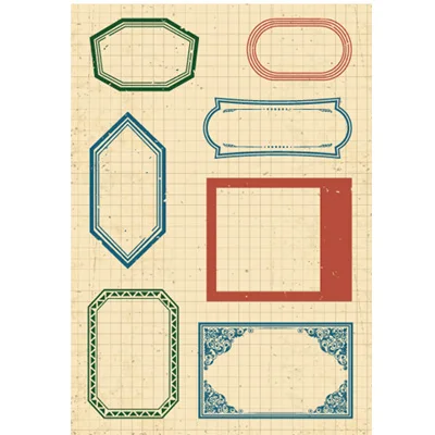 Floral border Силиконовый прозрачный штамп границы тег фон шаблон штампы для скрапбукинга ручной работы карты журнальные записи украшения - Цвет: Floral border