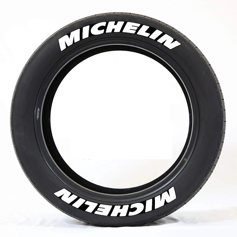 

3D Stereo Wheel Stickers Car Modification Universal Stickers Personalized MICHELIN Motorcycle Tire Decoration Letter Stickers