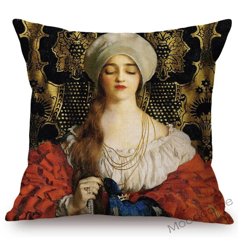 Всемирно известная картина домашняя декоративная подушка для дивана чехол