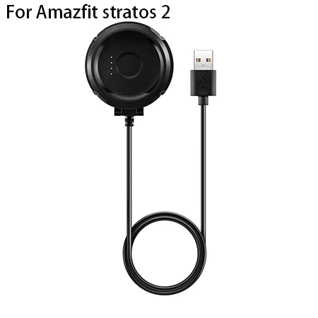For stratos 2 A1609 Зарядное устройство USB док-станция для Xiaomi AMAZFIT Pace/Bip A1608/A1607/A1702/A1712/A1807/A1913/stratos 2/GTR 42 мм 47 мм зарядное устройство для часов - Цвет: For stratos 2 A1609