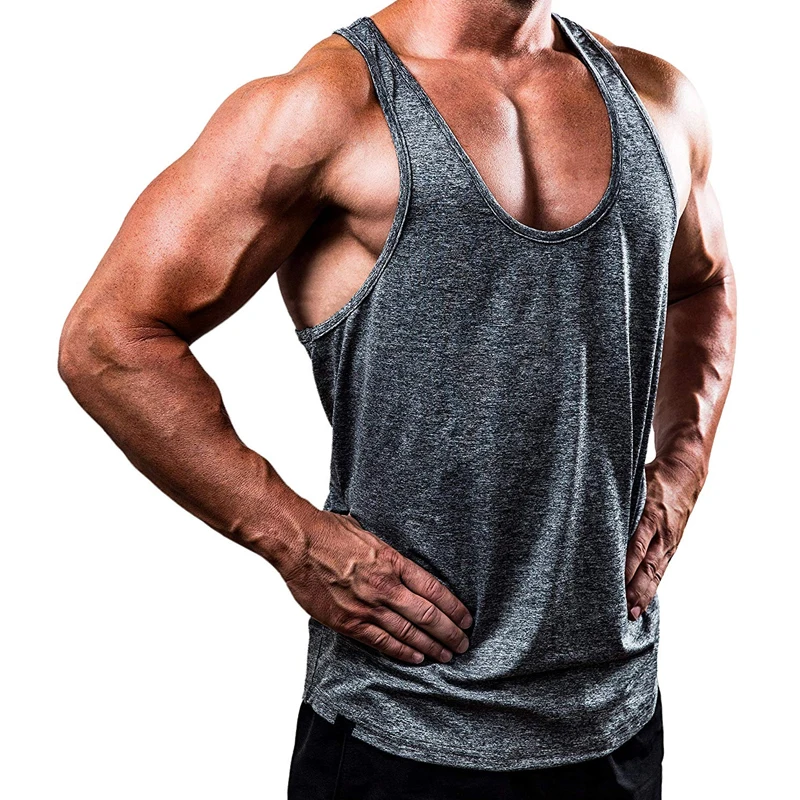 

Summer Vest Tank Top Men's Clothing Sleeveless T Shirt Gym Fitness Training Sports Vest Casual Tank Tops Men Clothing