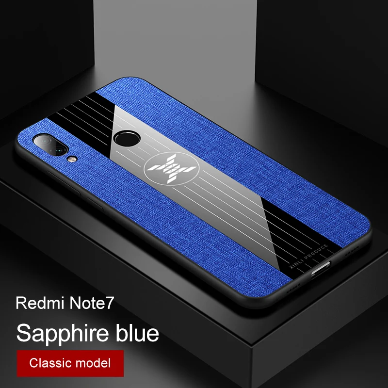 Blue No Ring Чехол для Xiao mi Red mi Note 7, матовый чехол для Xio mi Xiao mi Red mi Note 7 Pro mi 9 SE 9 T, противоударный чехол для телефона с магнитным кольцом - Цвет: Blue No Ring