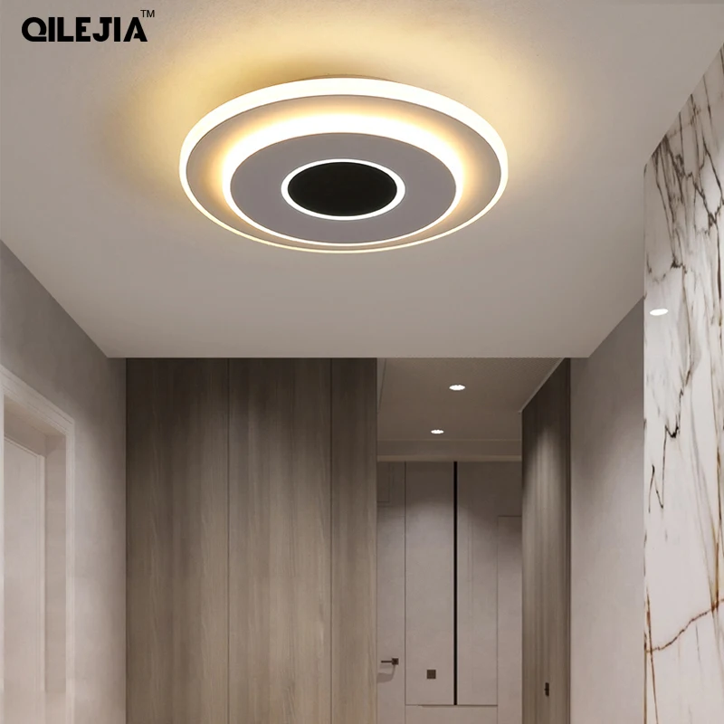 $22.77 Modern Led Ceiling Lamp Luster Black and White Led Aisle Ceiling Lamp for livingroom Lights Hallway Balcony Lights Fixtures