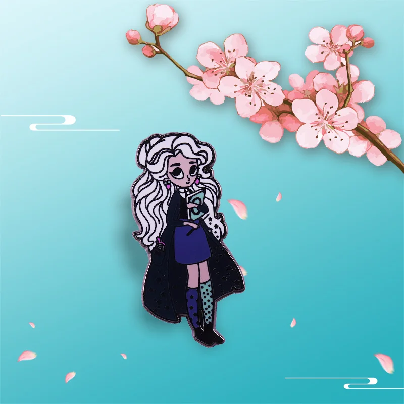 Гарри Луна Лавгуд псих блондинка ведьма Spectrespecs эмали штырь брошка мультфильм