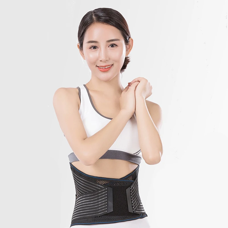 

Breathable Waist Brace Lumbar Back Belt Magnetic Therapy Spine Decompression Pain Reliever Posture Corrector Women Men