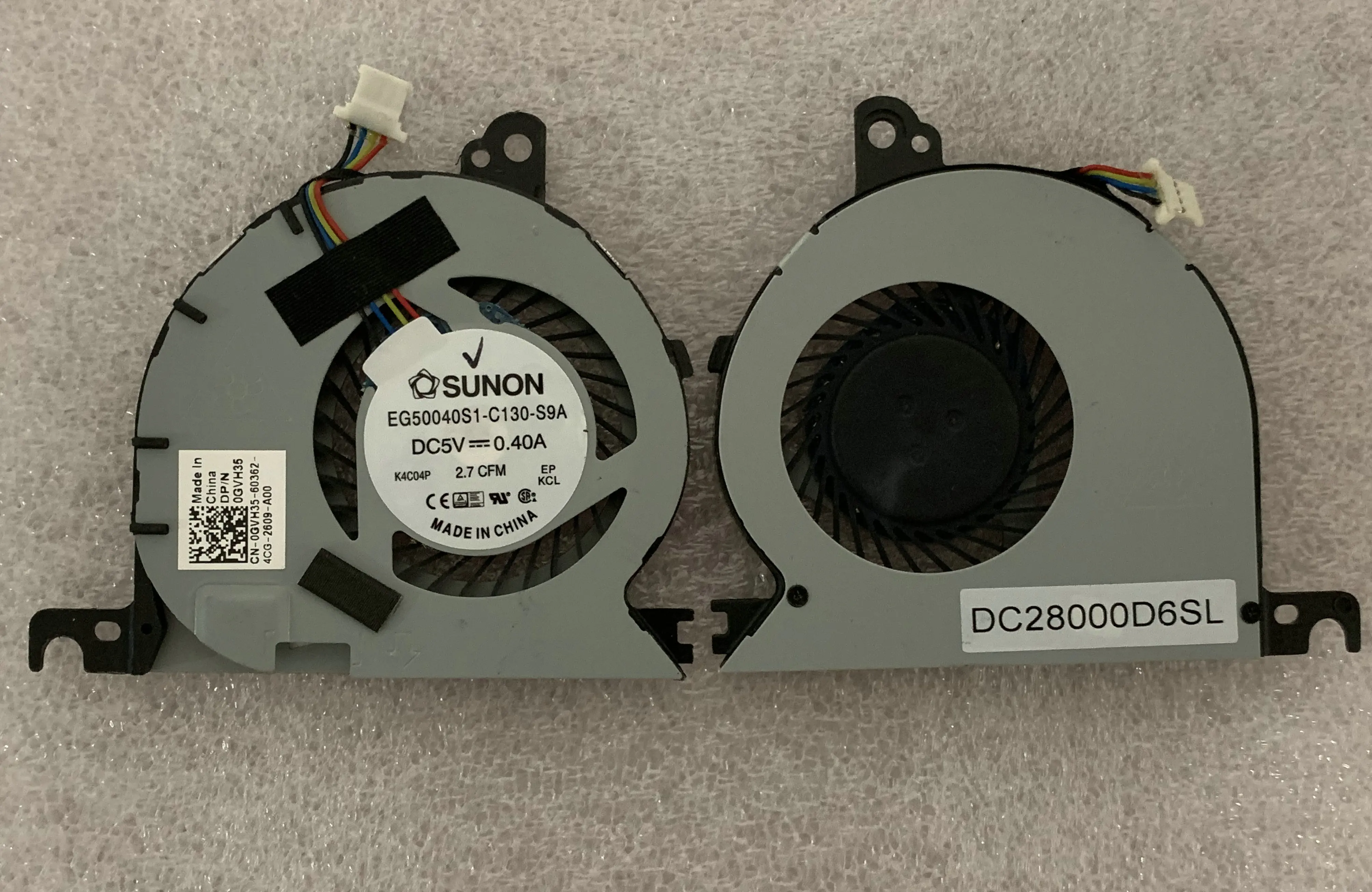 Ноутбук кулер процессора для DELL latitude E7240 EG50040S1-C130-S9A 0GVH35 DC28000D6SL GVH35 KSB0605HC-CL1N - купить