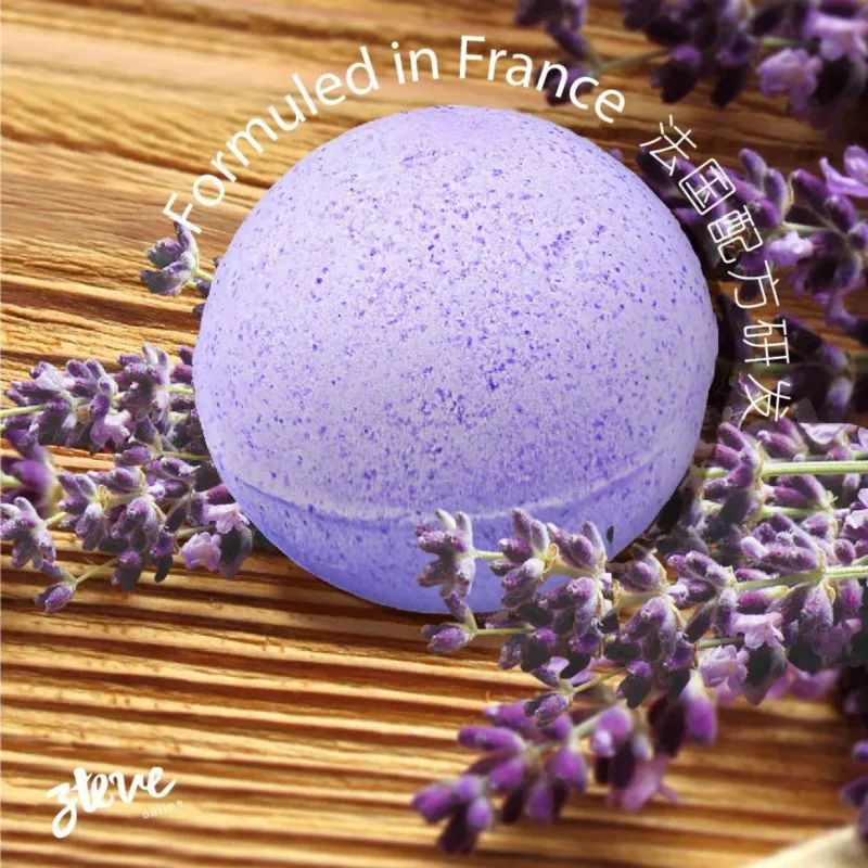 Соль для ванны с шариком глубоководной морской 1 шт. эфирное масло тела розой