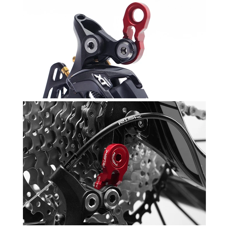 

RISK Bicycle Frame Tail Hook Extender Rear Derailleur Extension Converter Frame Tail Hook Extension Extender for 34T-52T