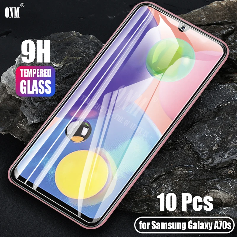 Закаленное стекло для Samsung Galaxy A70s 10 шт. защита экрана 2.5D 9H закаленное защитная