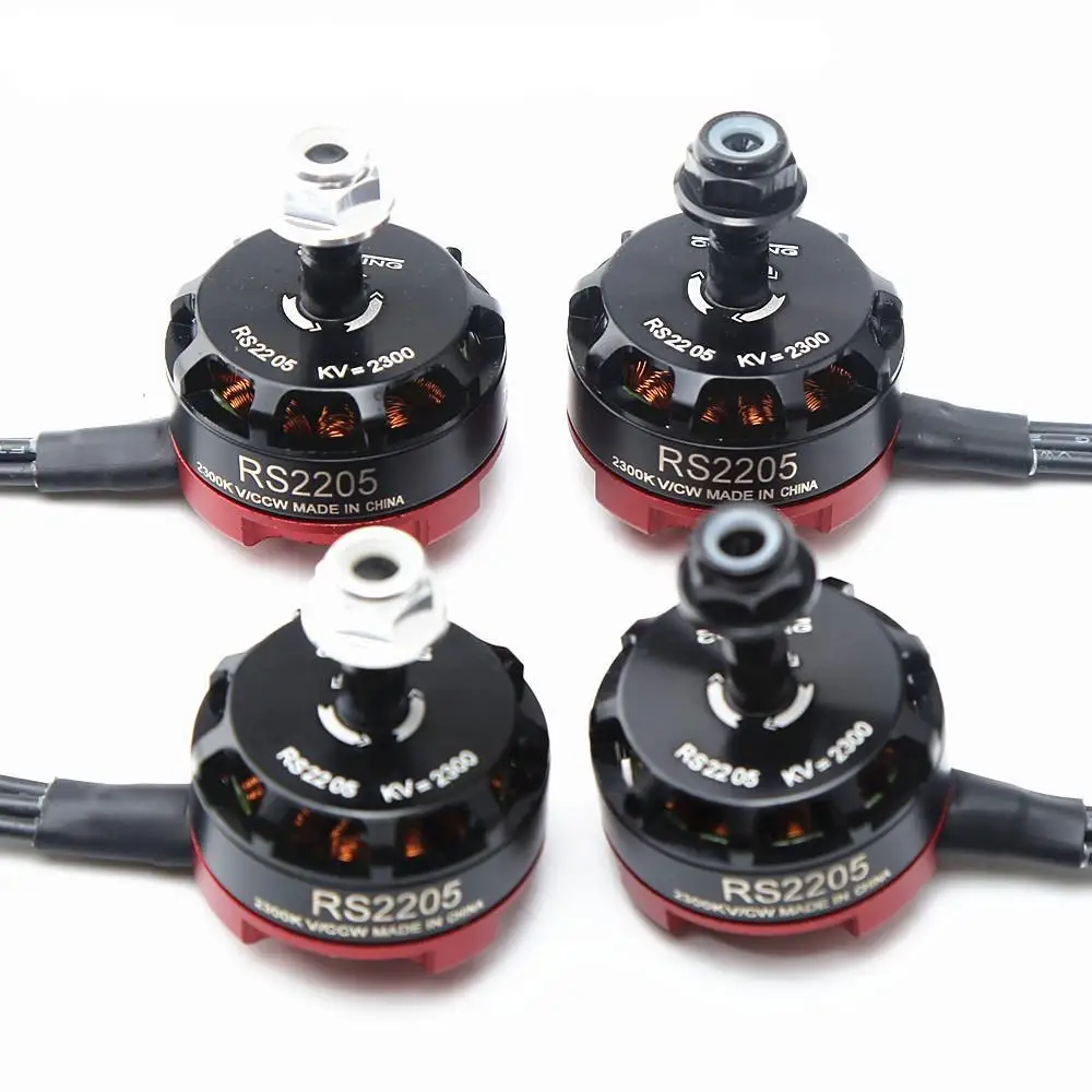 Бесколлекторный двигатель Rs2205 2205 2300kv Cw Ccw с Littlebee 20a/30a blheli _ s Esc пропеллером 5045 для