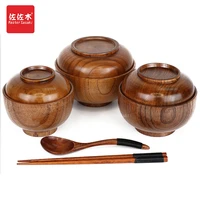direct sale of factories chineseasianjapanese east style have a lid ricenoodlessushifoodsugarsoup wood bowl