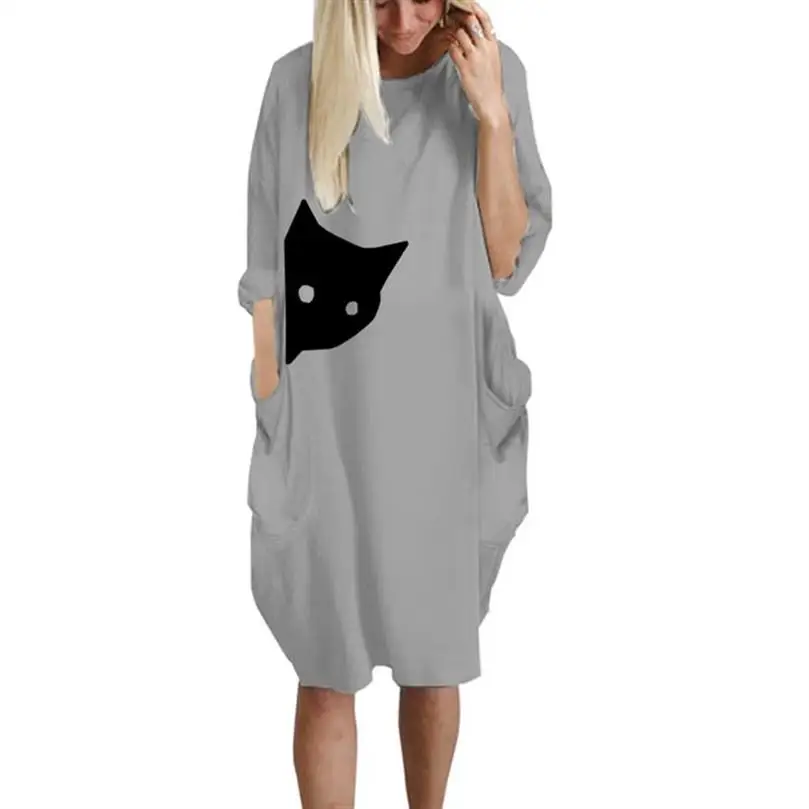 Женская футболка с карманом и принтом животных каваи японский корейский стиль 2019