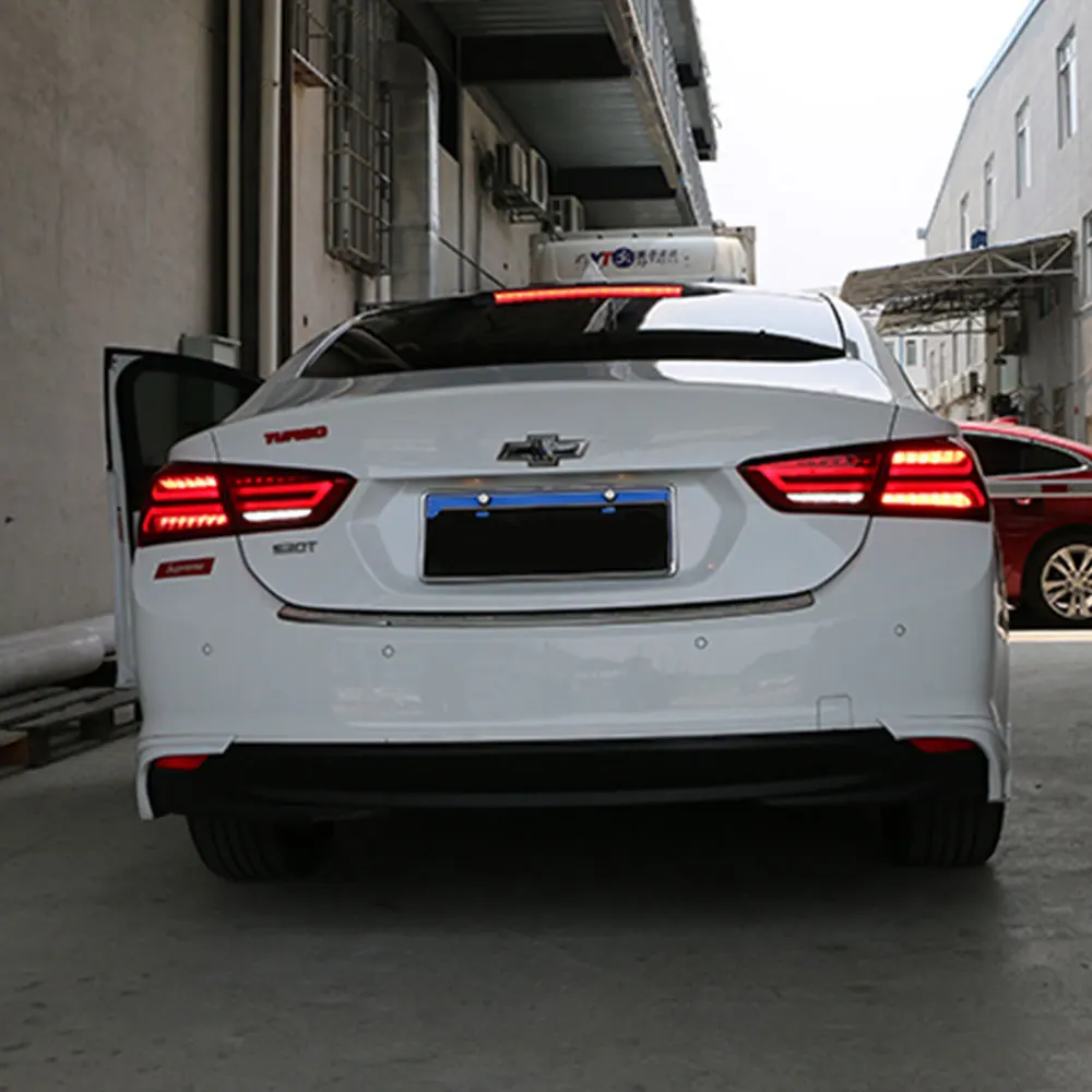 Светодиодный фонарь в сборе для Chevrolet Malibu 16-18 светодиодные задние фары тормозной сигнал заднего хода задний фонарь DRL автомобильные задние фары