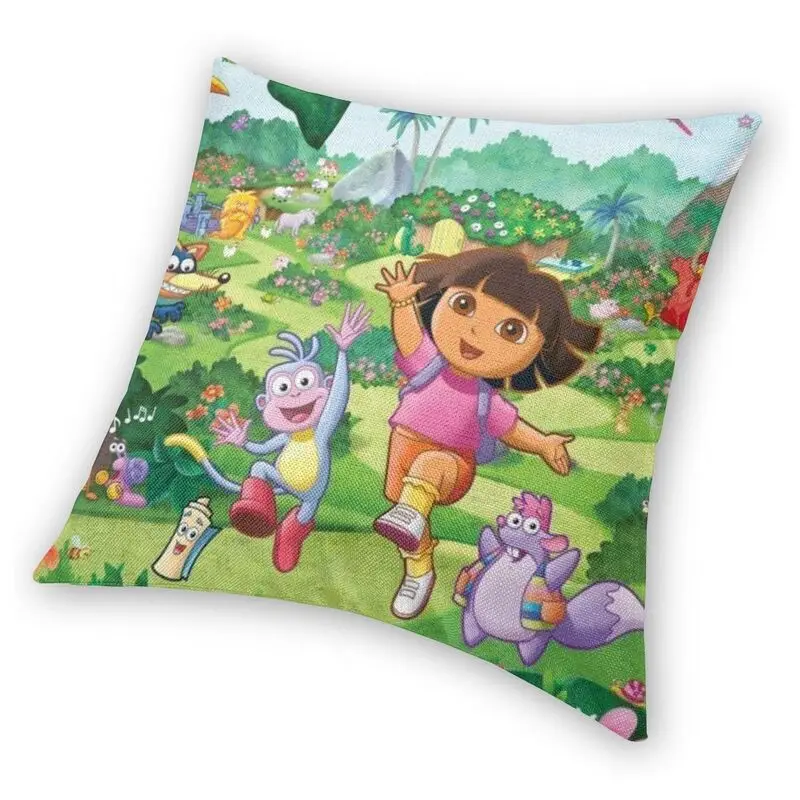 Модные наволочки Explorer бархатные классические для диванных подушек с рисунком из