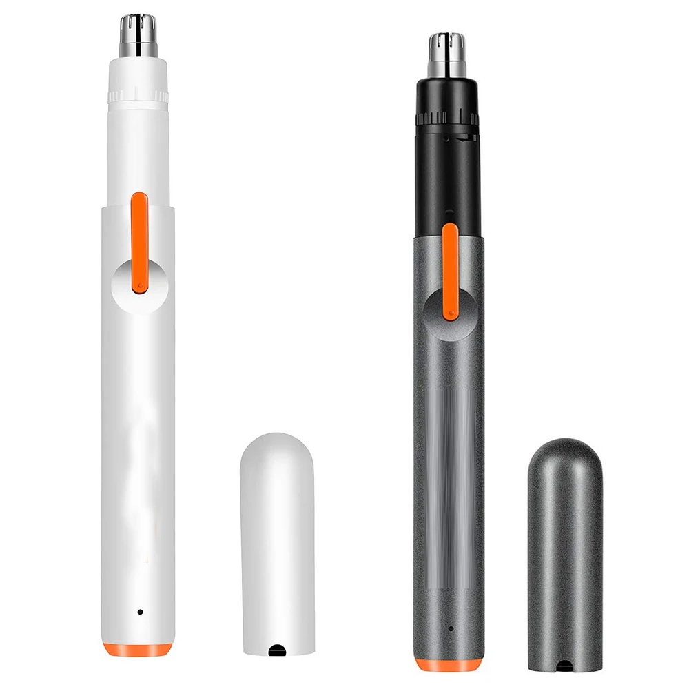

USB Charging Nose Hair Trimmer Mute Motor Cordless Electric Nose Ear Hair Trimmer for Men Women Double Edge Blades Painless Trim