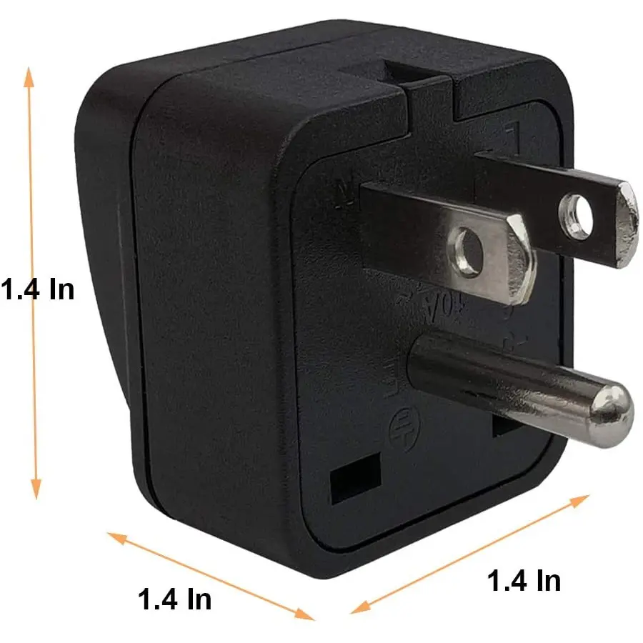Universal to USA Canada Electrical Adapter Type B Plug Multi-Outlet AC100~250V 10A | Обустройство дома