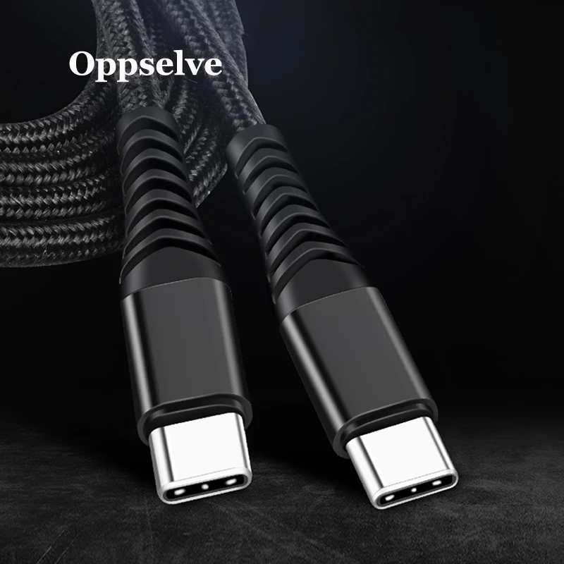 

Oppselve USB C to USB Type C for Samsung S20 S10 PD 60W Cable for MacBook Pro iPad Pro 2020 QC3.0 USBC Fast USB Charge Cord Cavo